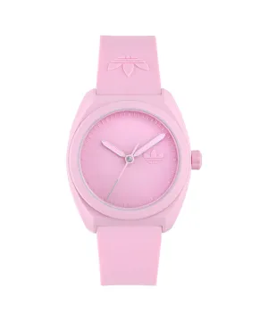 Adidas Project Three Pink Resin Strap Watch AOST24056
