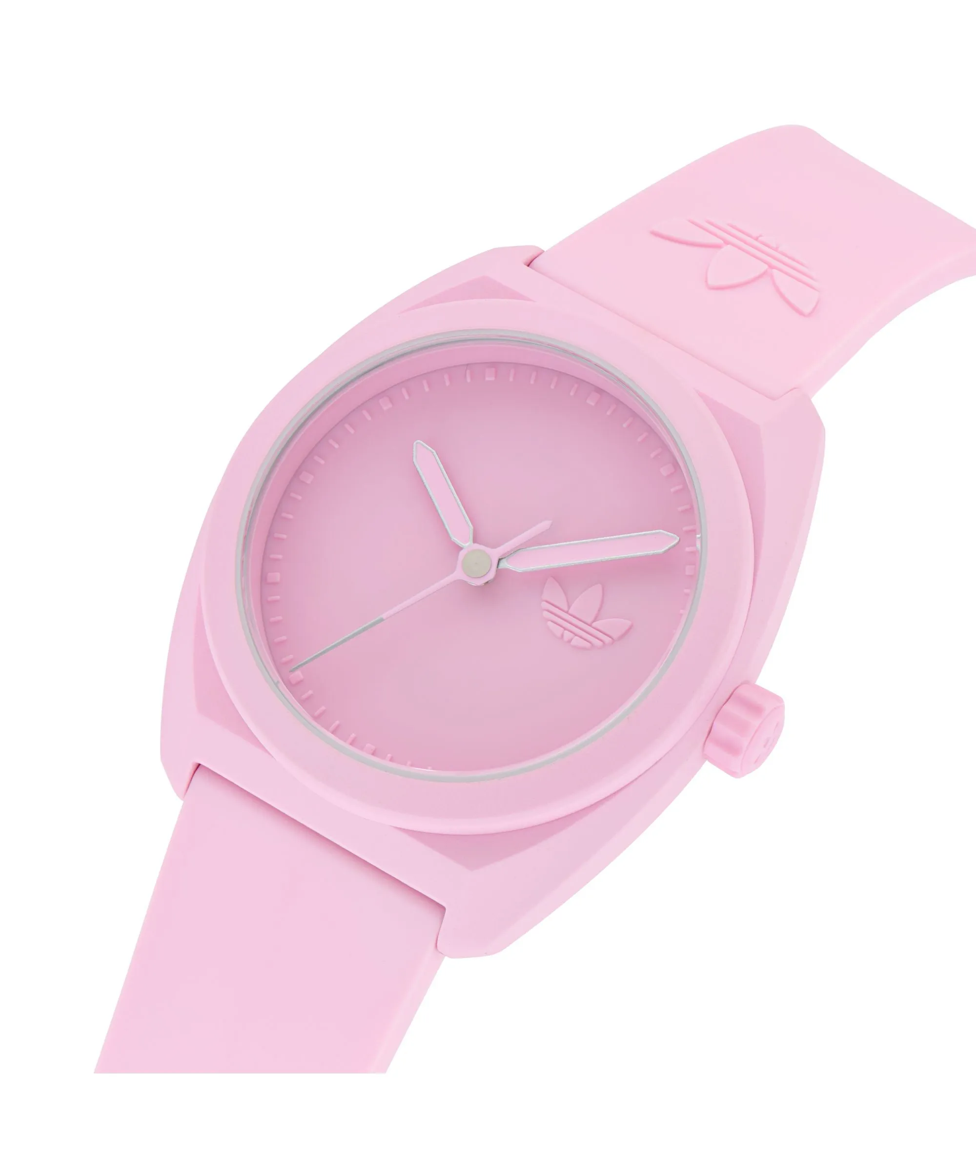 Adidas Project Three Pink Resin Strap Watch AOST24056
