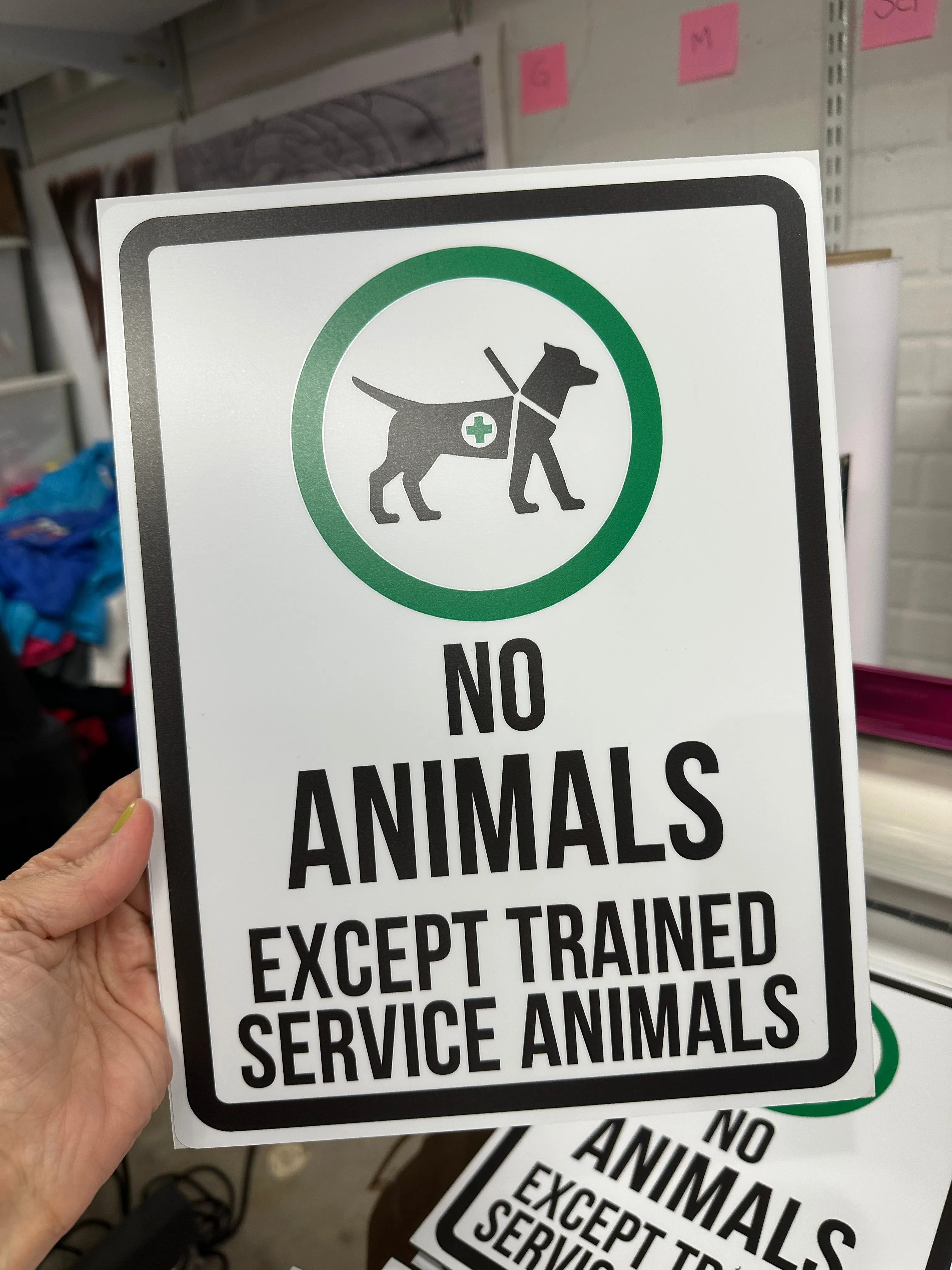 Aluminum Signage 8 x 12 inch Metal Sign