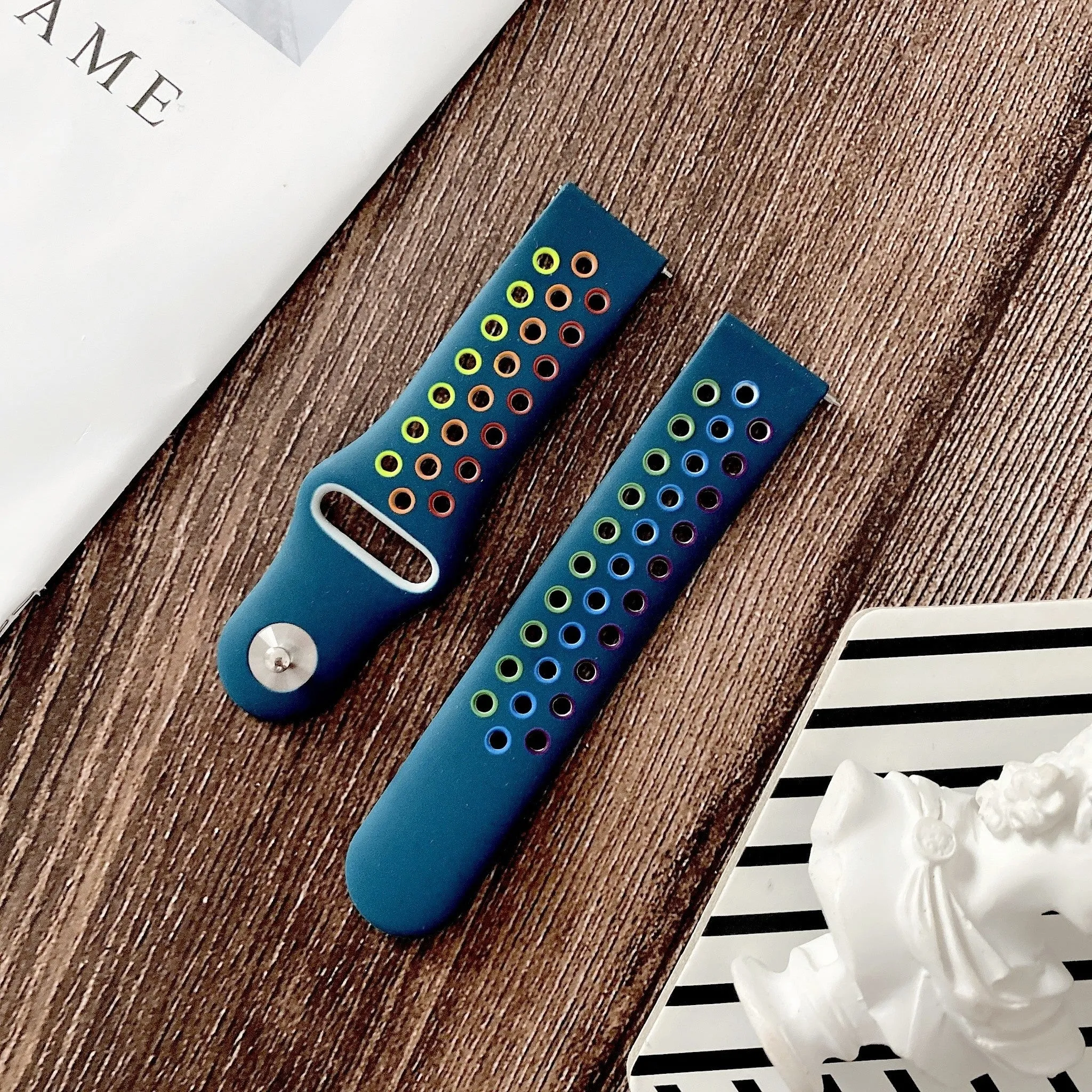 Amazfit Bip Sport Strap (Pine Green/Rainbow)