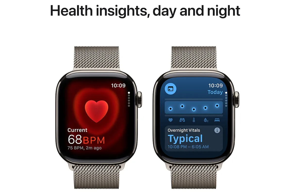 Apple Watch Series 10 GPS   Cellular | 42mm | Natural Titanium Case with Natural Milanese Loop