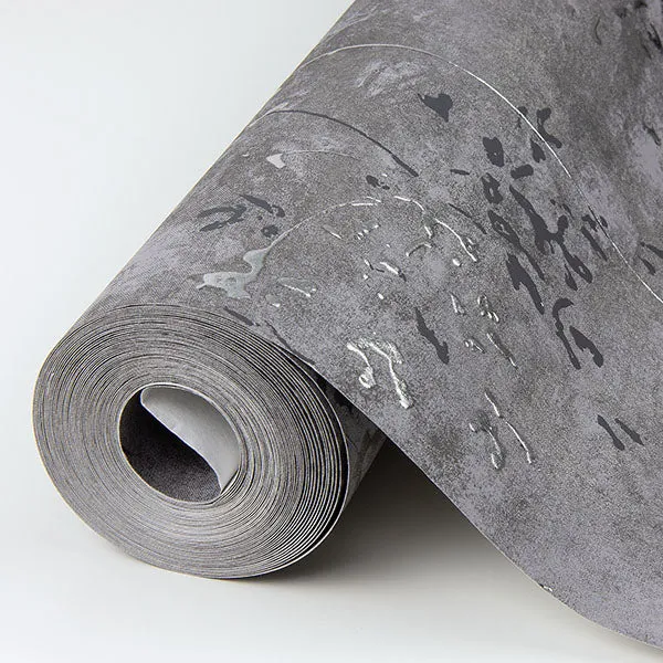 Arian Sterling Inkburst Wallpaper from the Lustre Collection