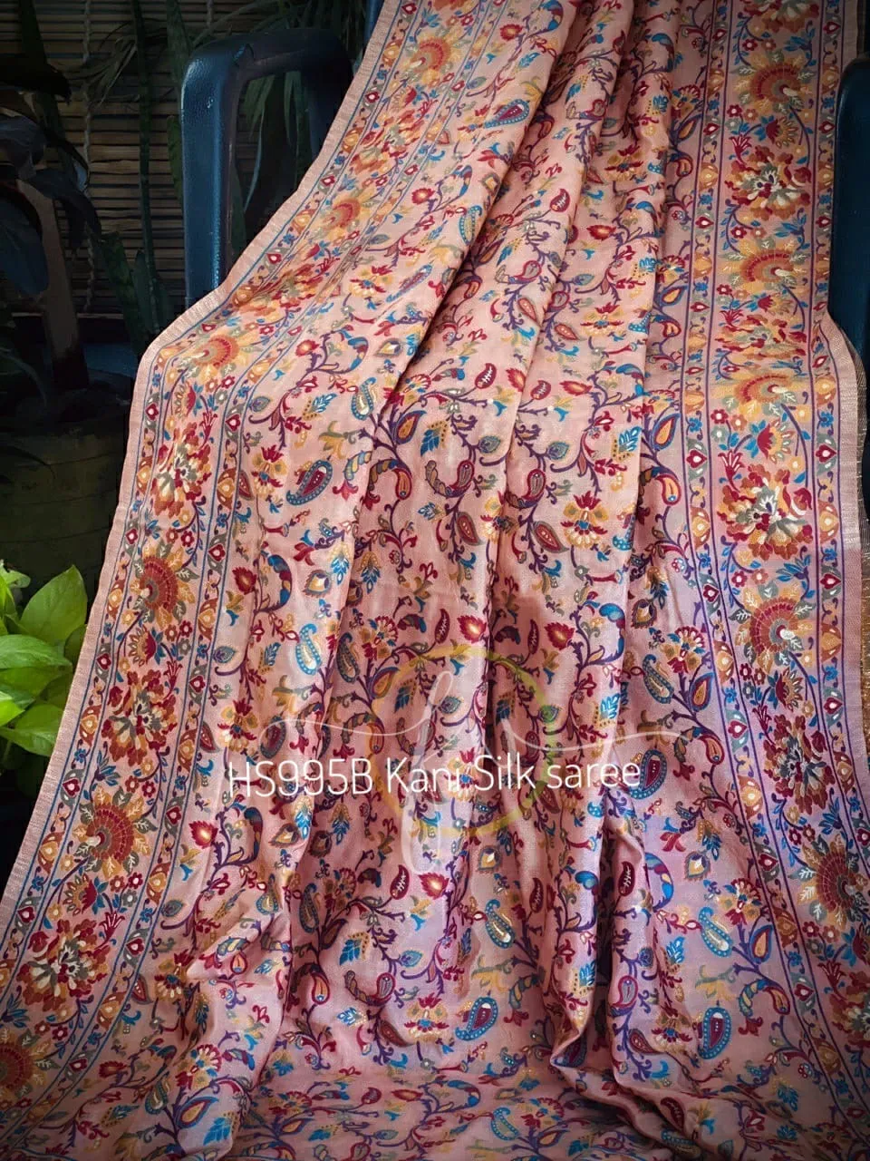 Artistic Kashmiri Kani saree traditional saree