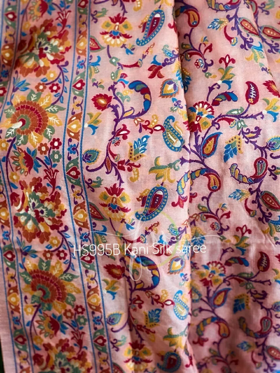 Artistic Kashmiri Kani saree traditional saree