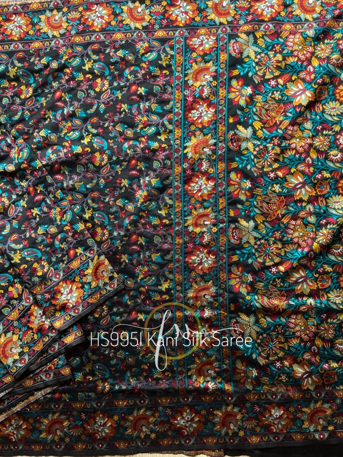 Artistic Kashmiri Kani saree traditional saree