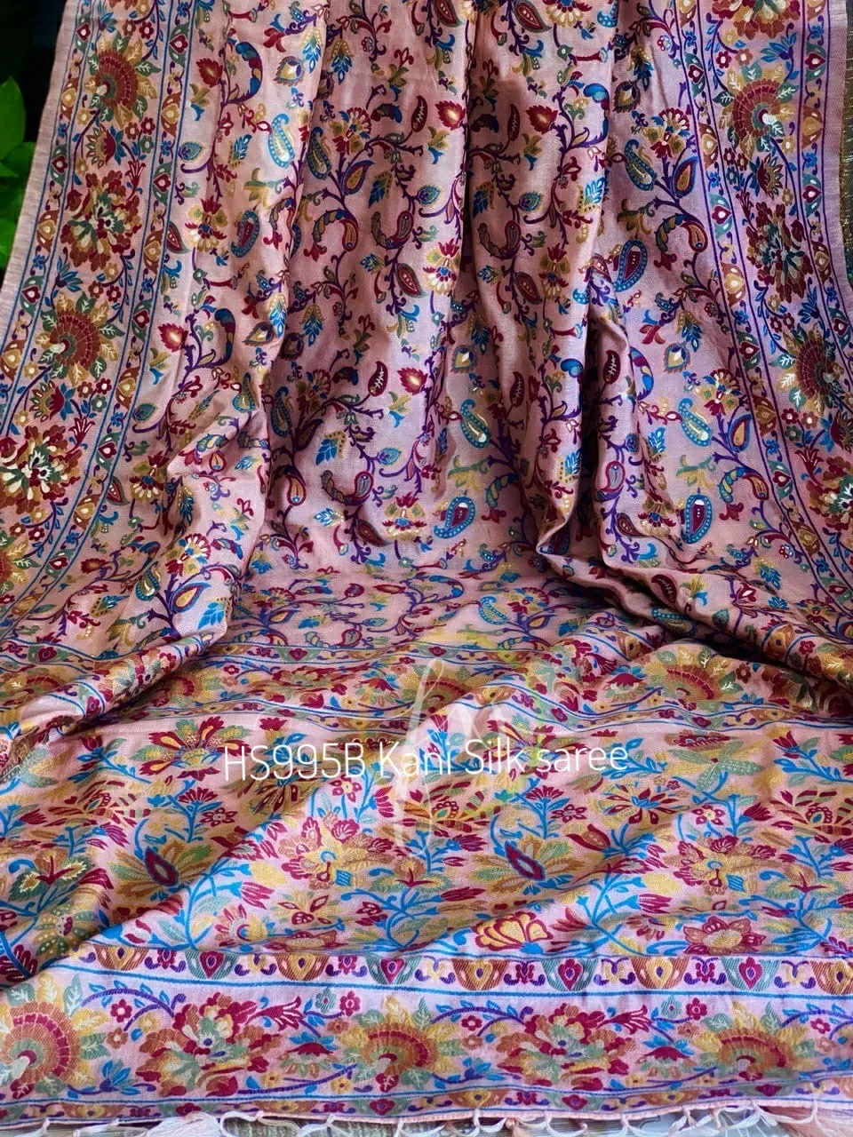 Artistic Kashmiri Kani saree traditional saree