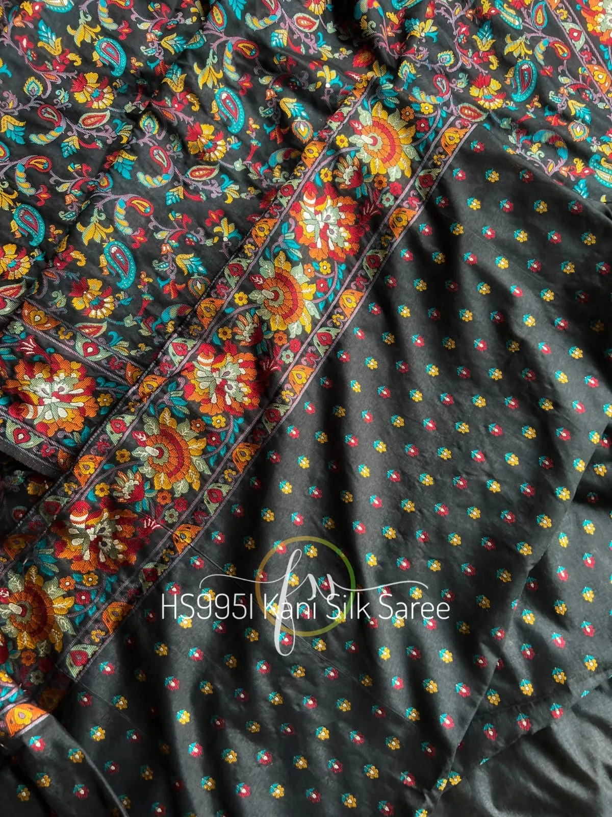 Artistic Kashmiri Kani saree traditional saree