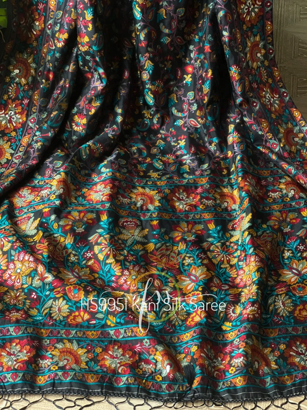 Artistic Kashmiri Kani saree traditional saree