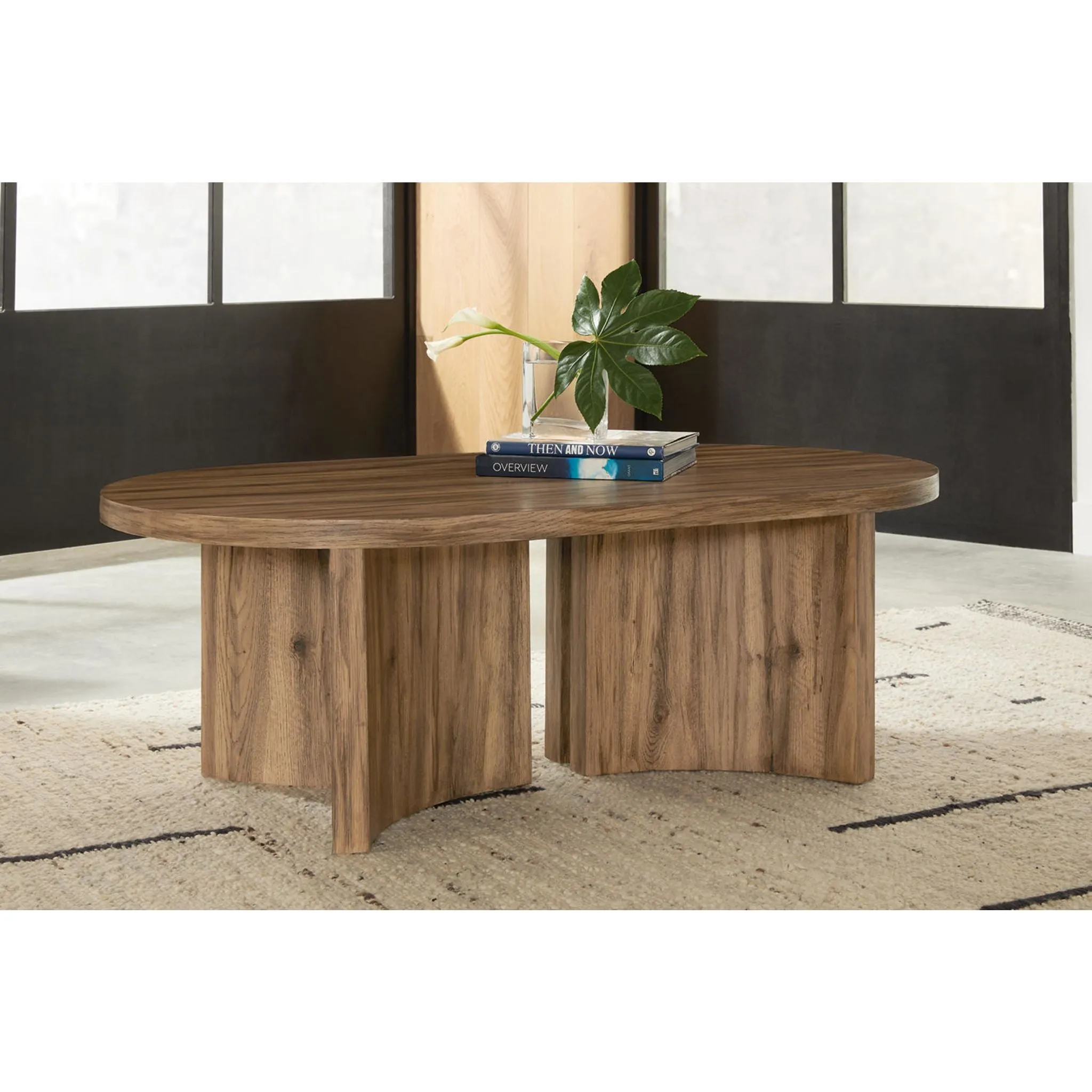 Austanny Coffee Table - Warm Brown
