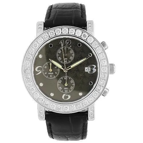 Avianne & Co. Svelte Diamond Unisex Watch 3.50 Ctw