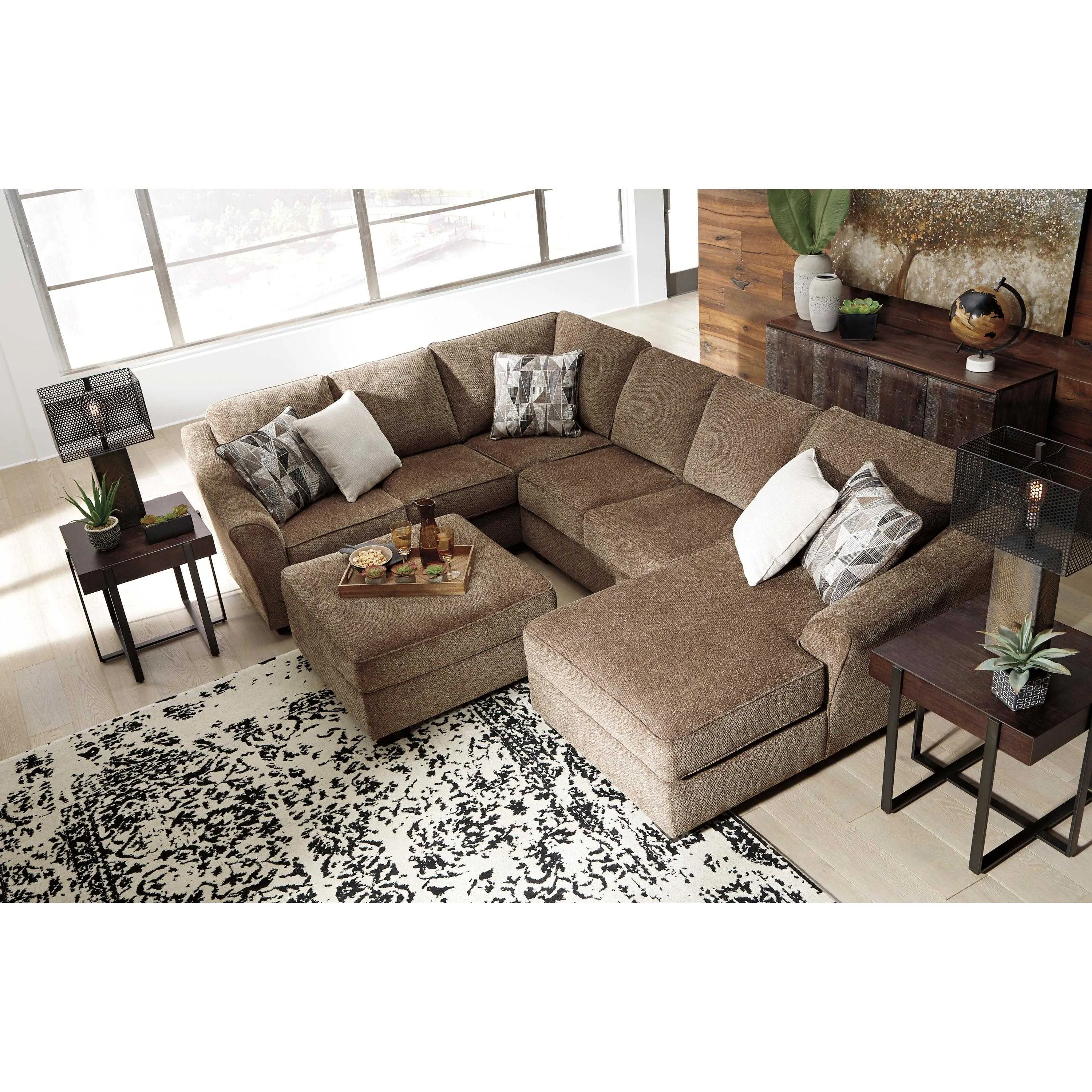 Benchcraft Graftin Fabric 3 pc Sectional 9110248/9110234/9110217