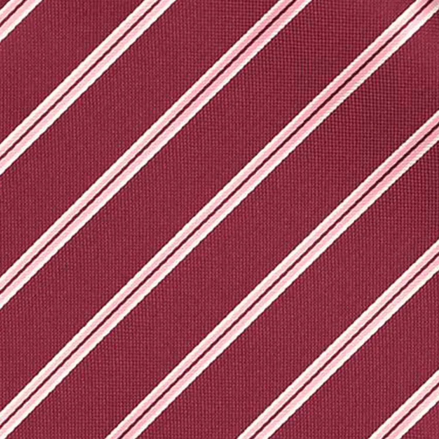 Burgundy Melvin Striped Necktie