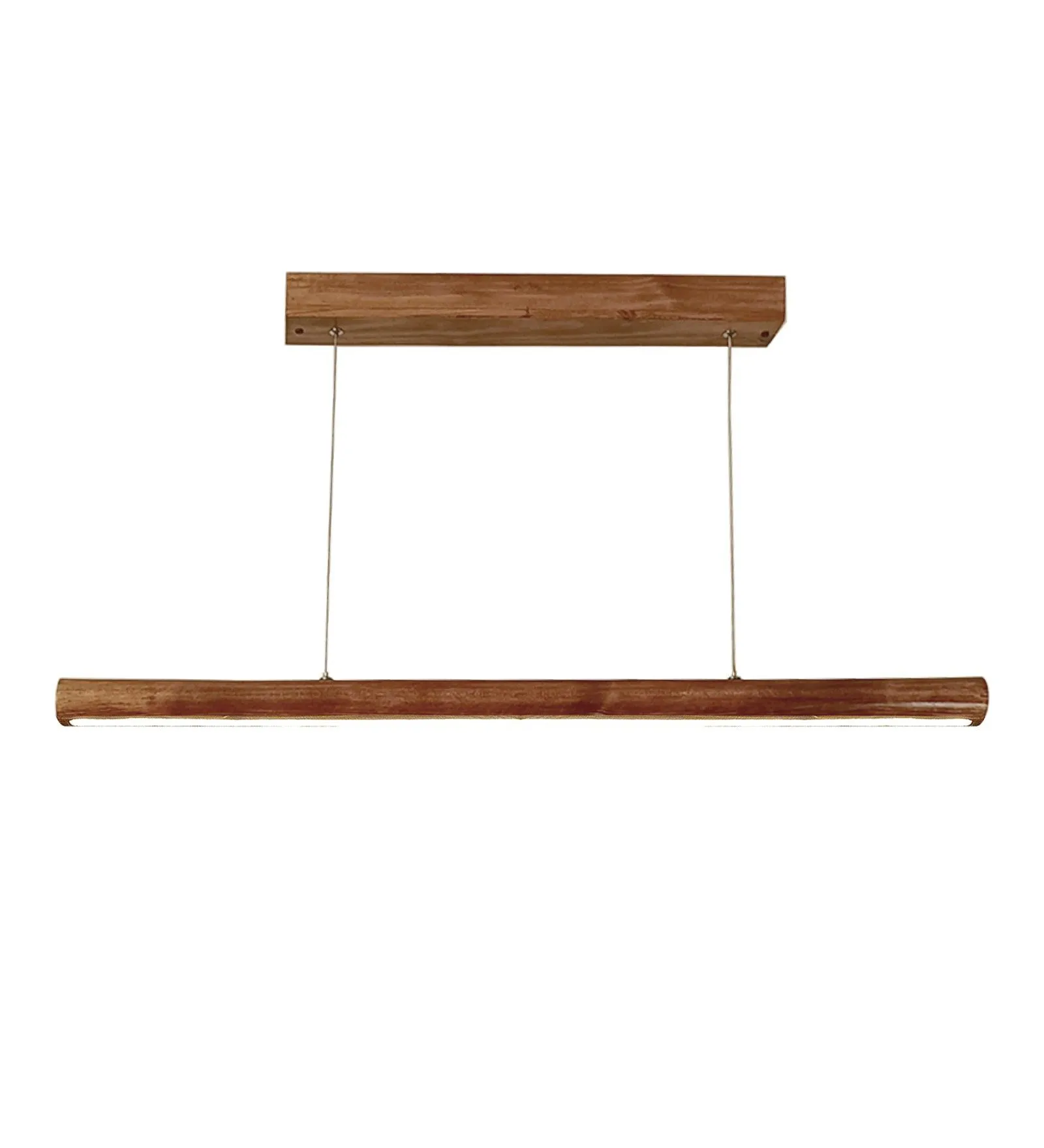 Cannula Brown Wooden Led Hanging Lamp | Pendant Light for Home Decor
