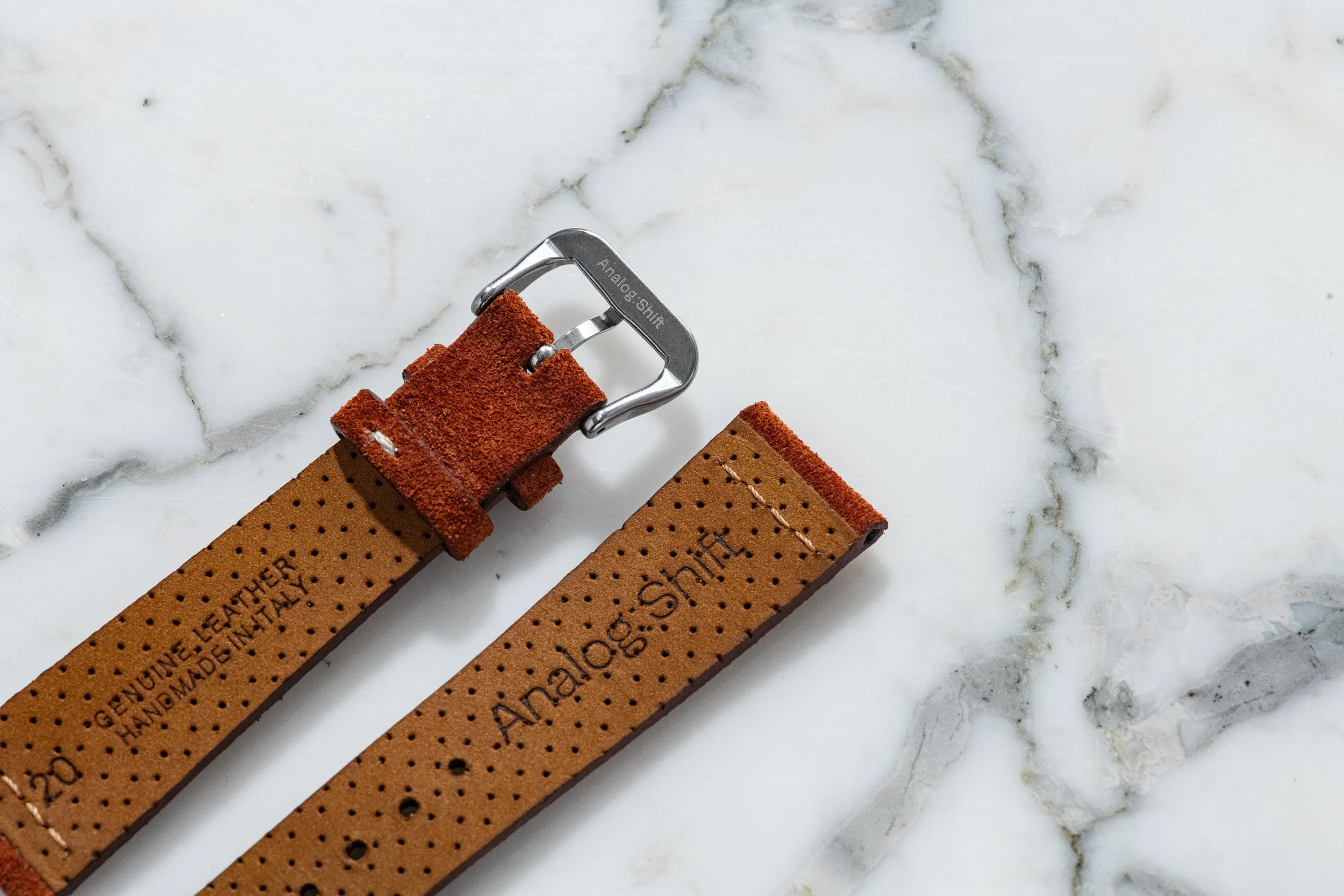 Casablanca Brown II Suede Strap