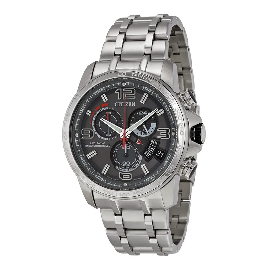 Citizen Chrono-Time A-T Eco-Drive Grey Dial Men's Watch BY0100-51H