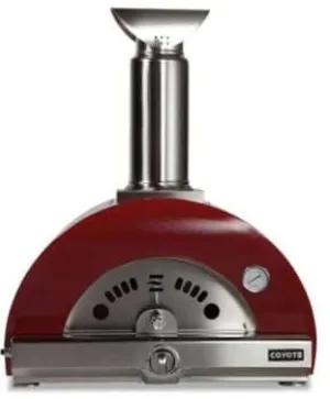 Coyote 30-inch Hybrid Multi-Fuel Pizza Oven LP in Red C1PZ30HRLP