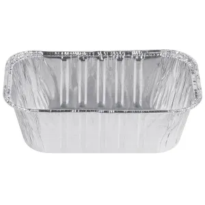 Disposable Aluminum 1lb Rectangular Loaf Pans: Ideal for Baking