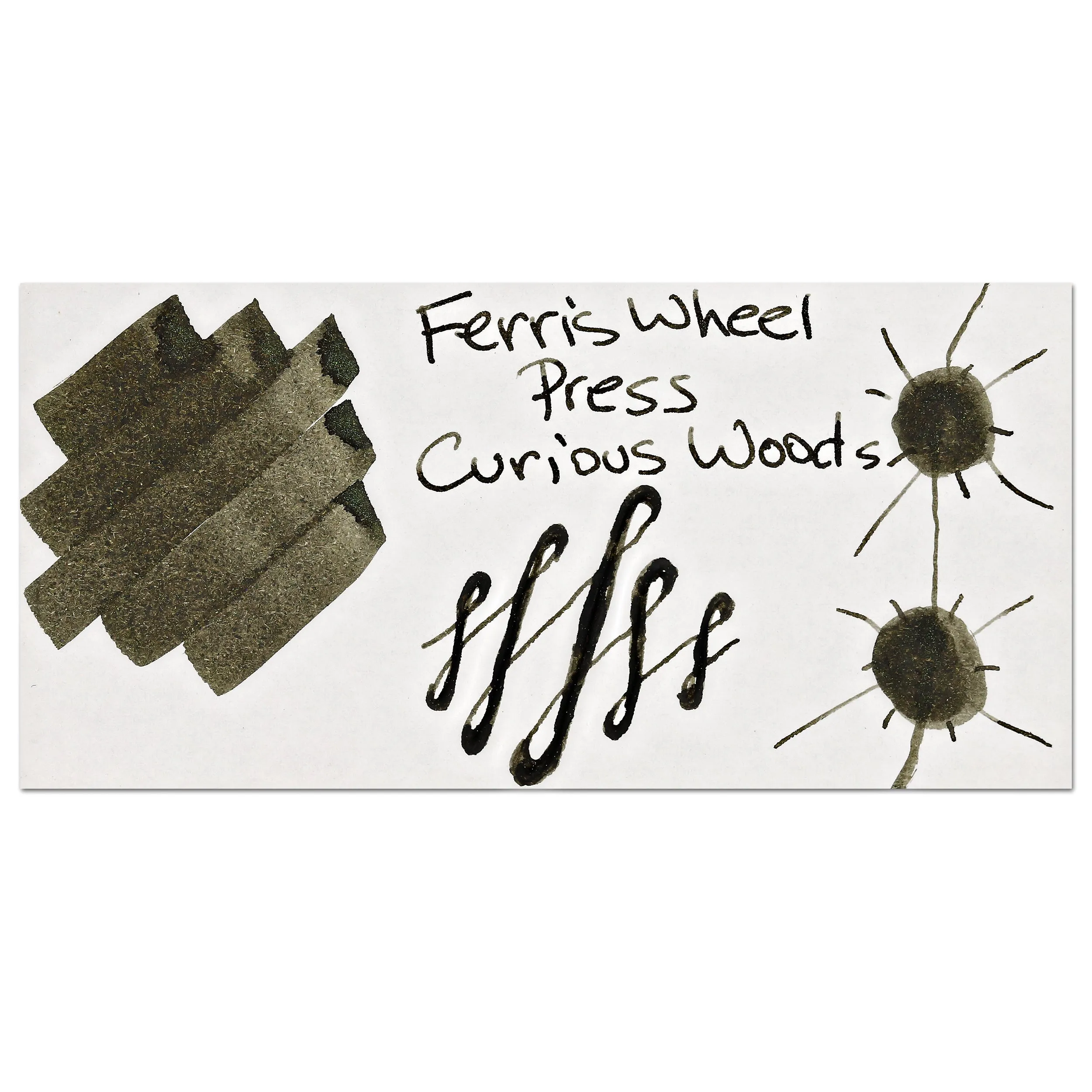 Ferris Wheel Press Bottled Ink in Curious Woods - 20 mL