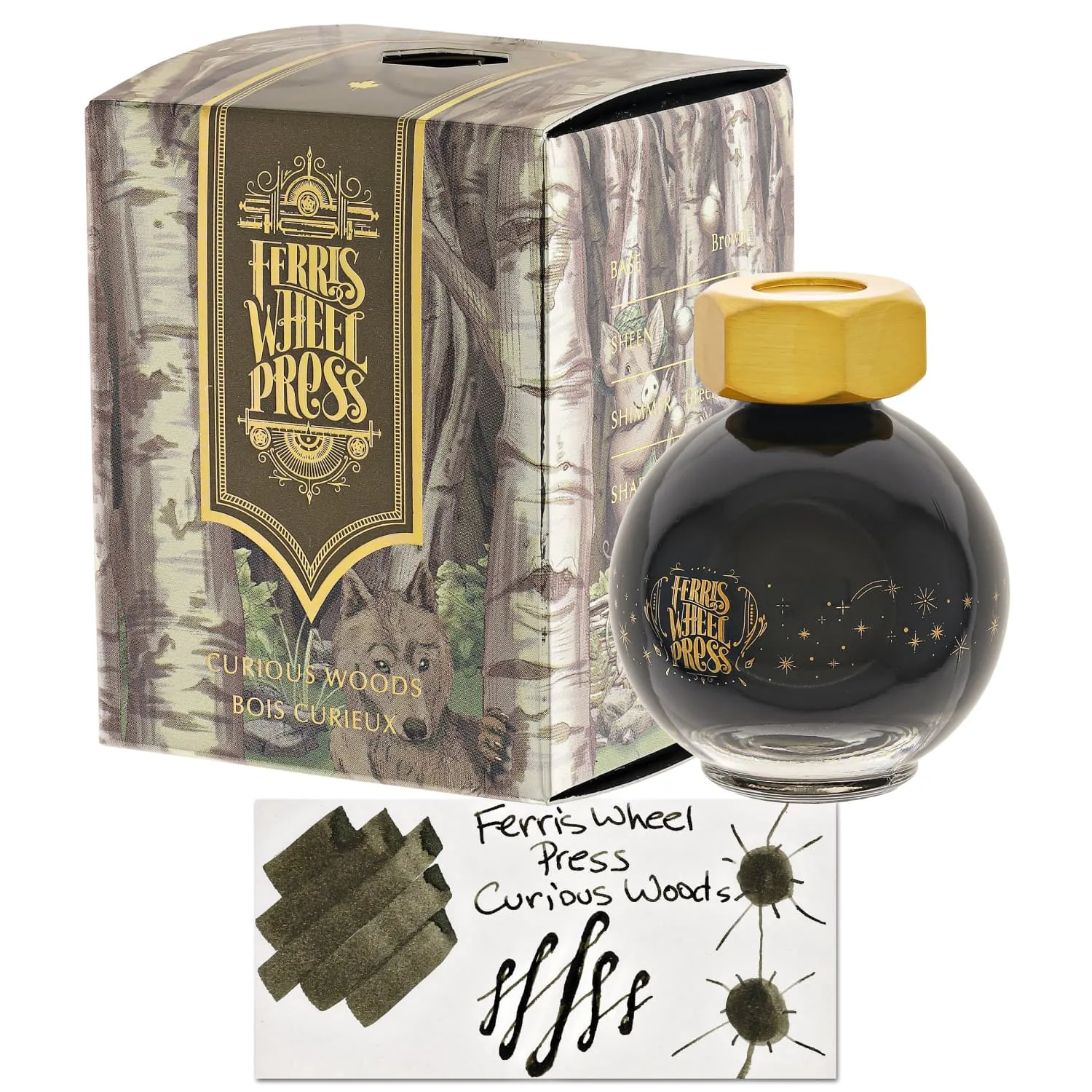 Ferris Wheel Press Bottled Ink in Curious Woods - 20 mL
