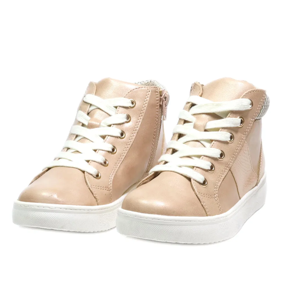 Footflexx Ankle Boots Leather Beige Colour For Women