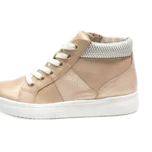 Footflexx Ankle Boots Leather Beige Colour For Women