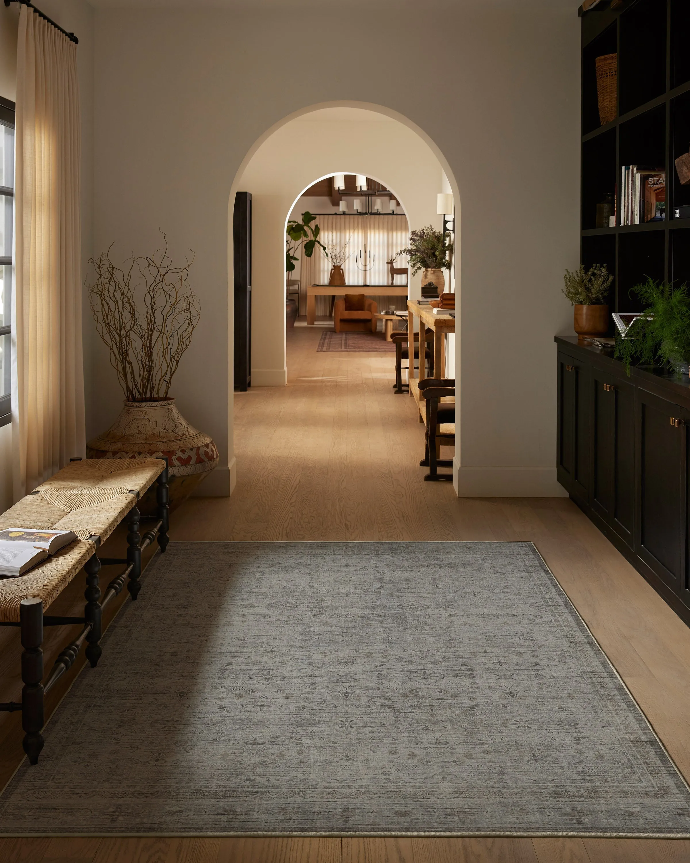 Frances Stone Grey Tufted Rug