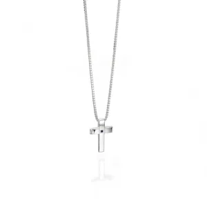 Fred Bennett Blue Sapphire Cross Pendant P4130