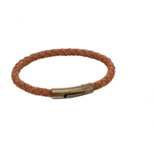 Fred Bennett Brown Suade Antique Clasp Bracelet B5137
