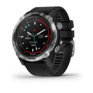 Garmin Descent Mk2 Black Band Stainless Steel Watch - 010-02132-00