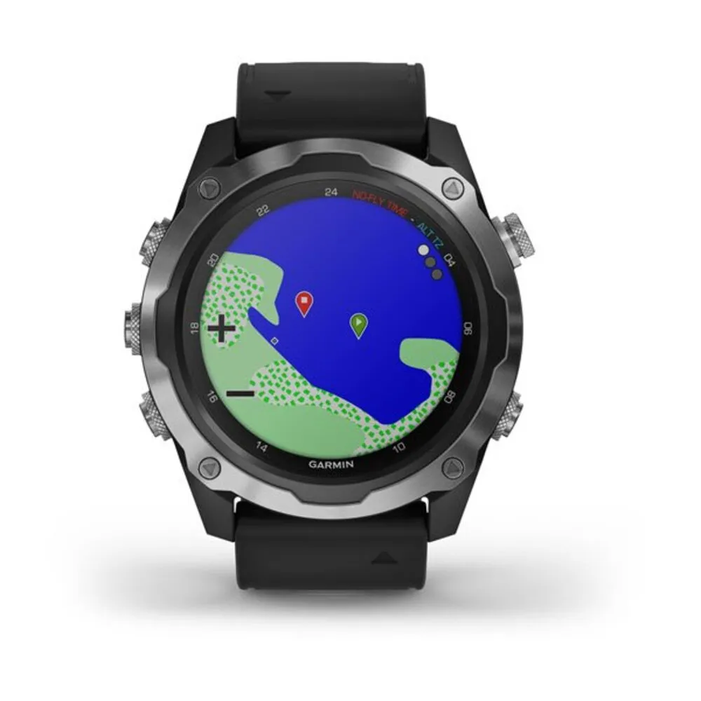 Garmin Descent Mk2 Black Band Stainless Steel Watch - 010-02132-00