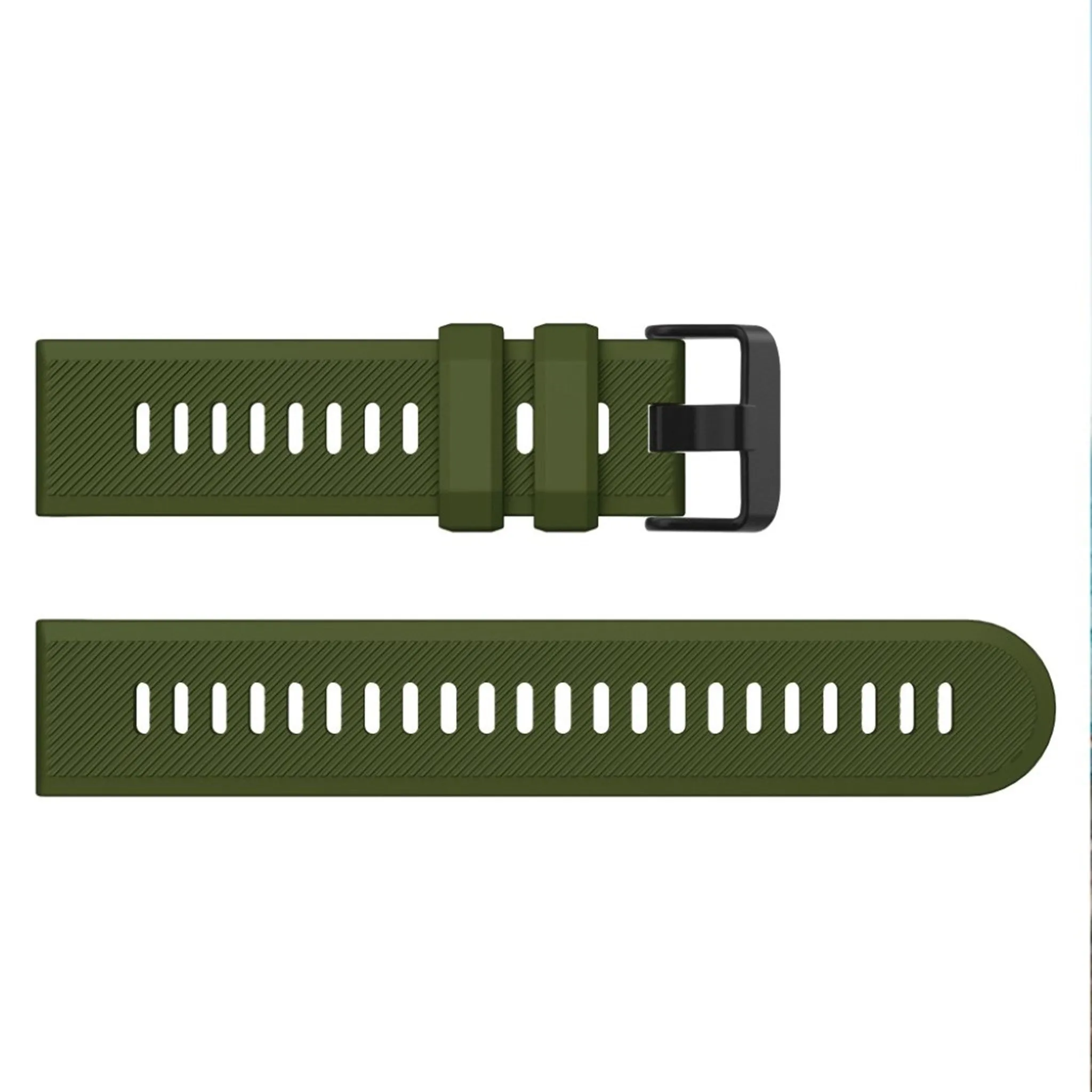 Garmin Forerunner 745 silicone watch band - Army Green