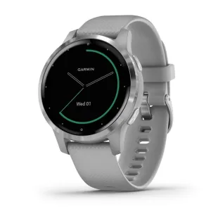 Garmin vivoactive 4 Gray Silicone Band Black Digital Dial Smartwatch - 010-02174-01