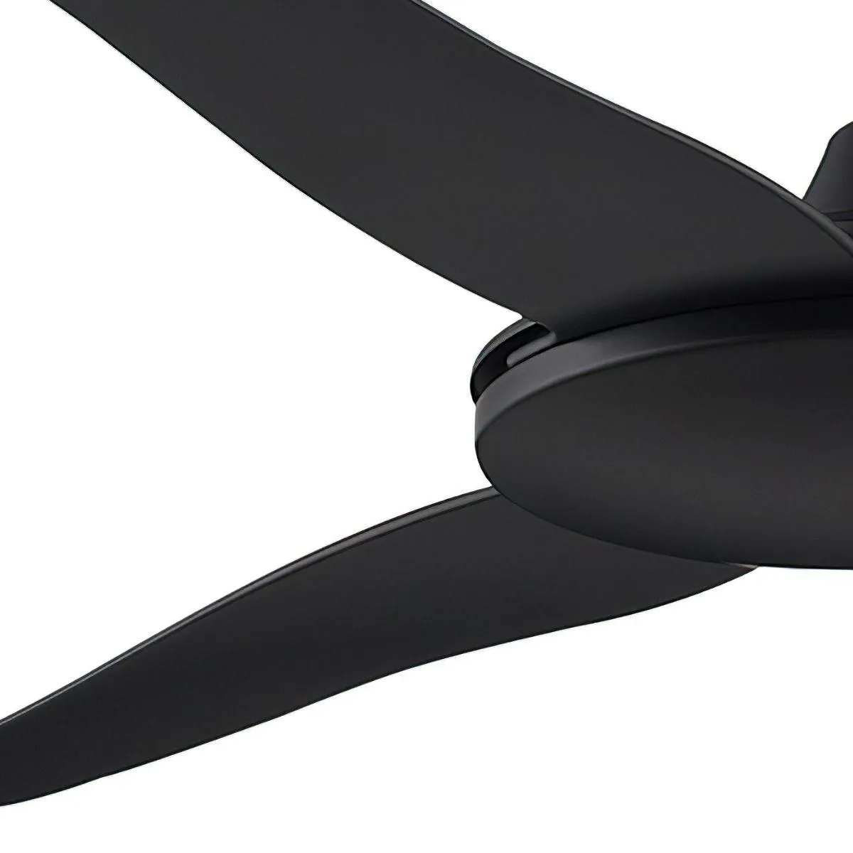 GlideAire 52 Inch Black Modern Smart Ceiling Fan with Remote