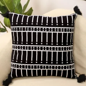 Handmade Fraai Cotton Cushion Cover | 18 x 18 x 0.5 inches
