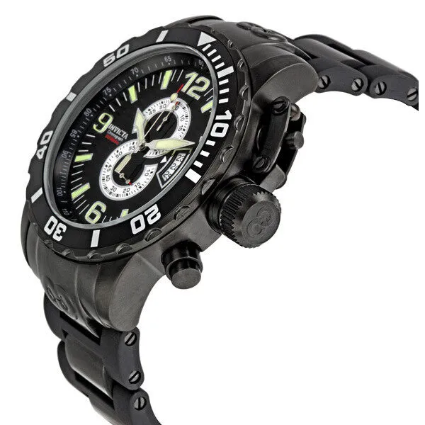 Invicta Corduba Diver Chronograph Black Dial Black PVD Stainless Steel Men's Watch 4902