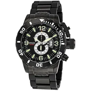 Invicta Corduba Diver Chronograph Black Dial Black PVD Stainless Steel Men's Watch 4902