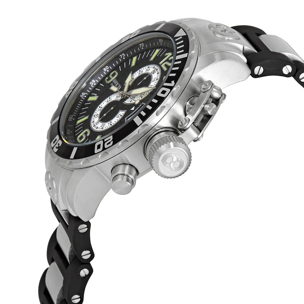 Invicta Corduba Diver Chronograph Black Dial Stainless Steel Men's Watch 4898