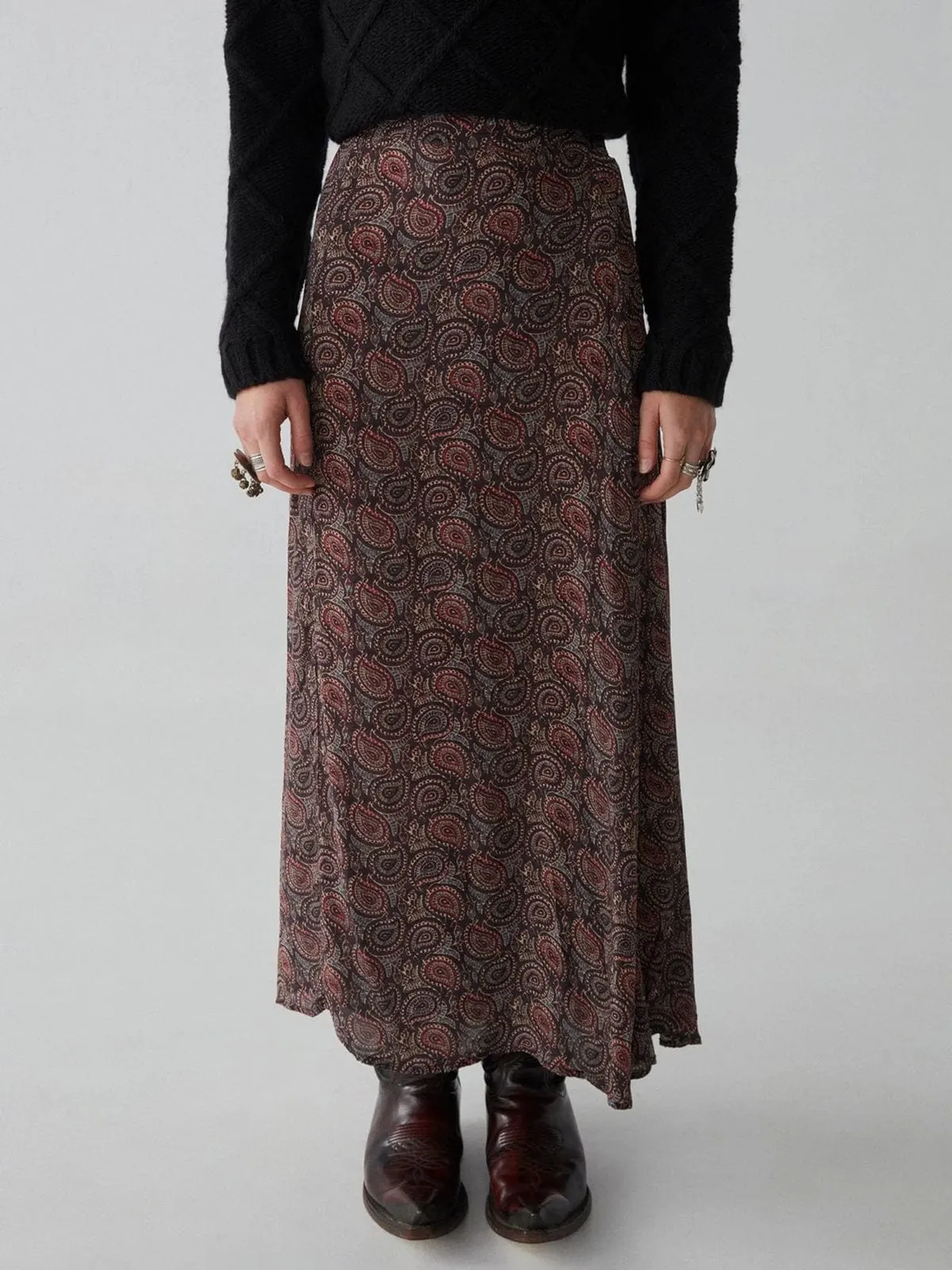 Lulu Maxi Skirt - Print