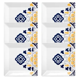 Oxford Quartier 10.43" Square Dinner Plates Set of 6