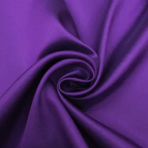 Purple Silk and Wool Woven Fabric