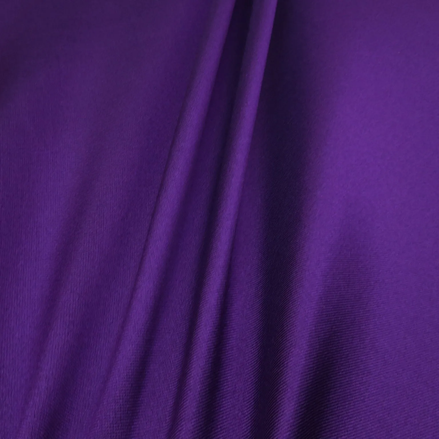 Purple Silk and Wool Woven Fabric