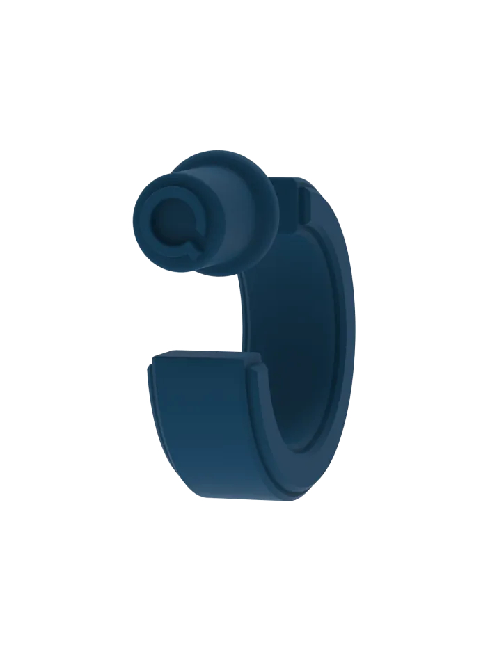 QALO Conscious Unisex Stormy Blue Step Earrings