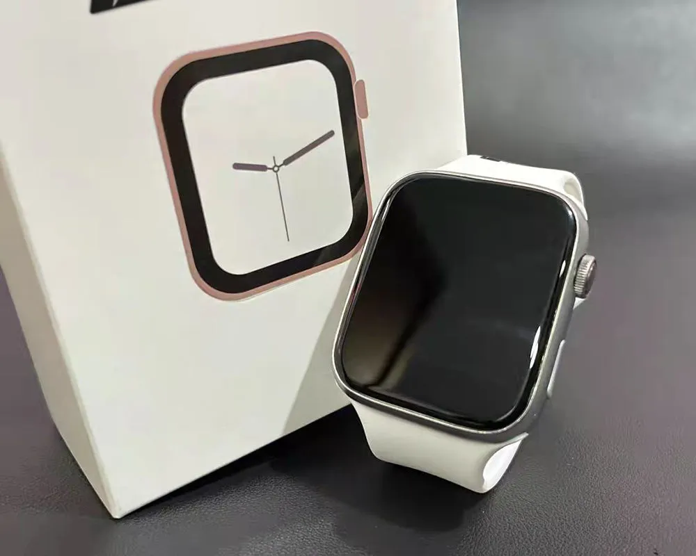RAY NIGEL Smart Watch, Fitness Tracker with Heart Rate Monitor, Activity Tracker with 1.44 Inch Touch Screen,Waterproof,Sleep Monitor,Activity Tracker Pedometer for Women and Men,for iPhone Android (White)