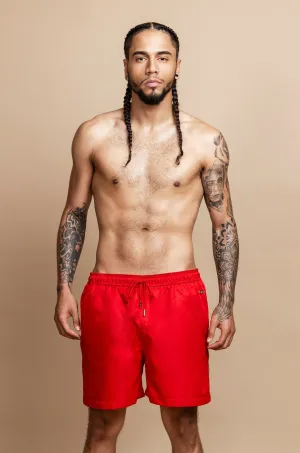 Scarlet Swim Trunks