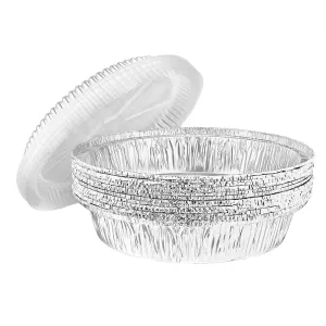 Standard 9” Round Foil Take-Out Pan [Lid Options Available]