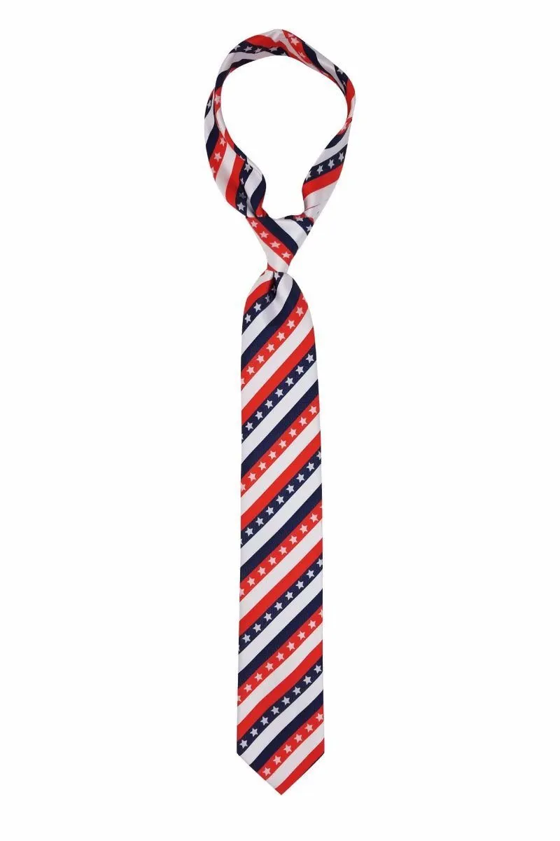 Stars and Stripes Traditional Tie
