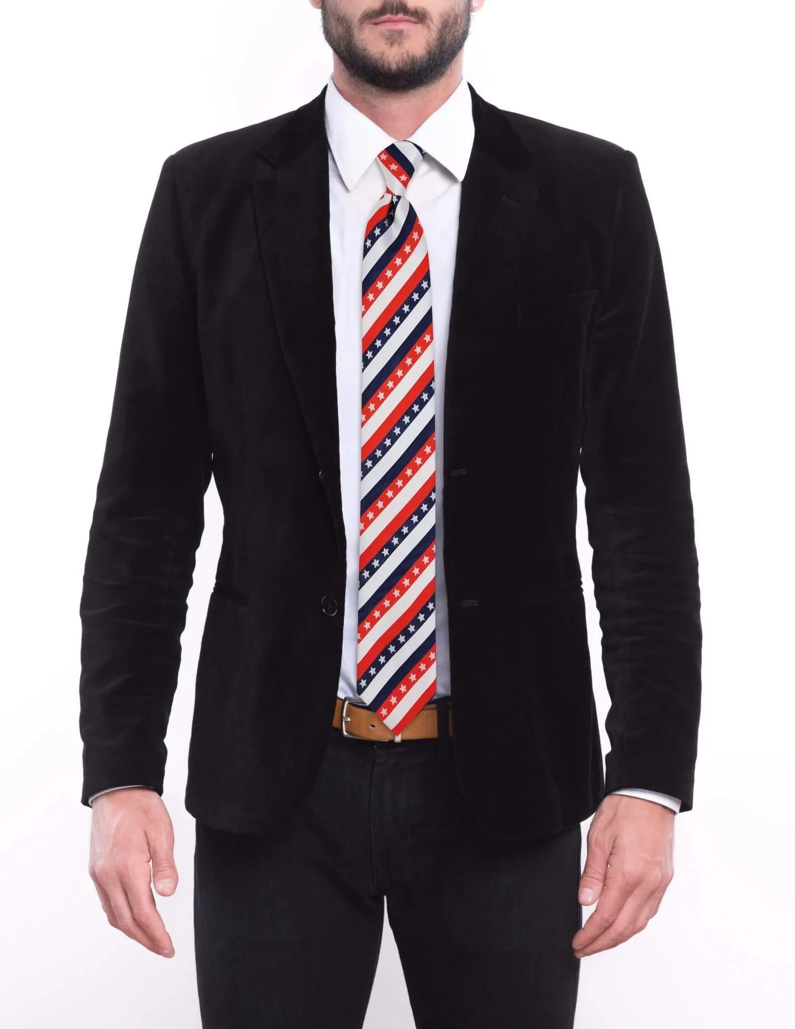 Stars and Stripes Traditional Tie