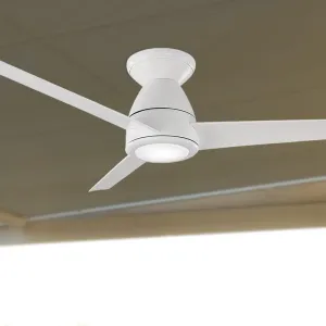 Tip Top 52 Inch Matte White LED 3500K Smart Ceiling Fan