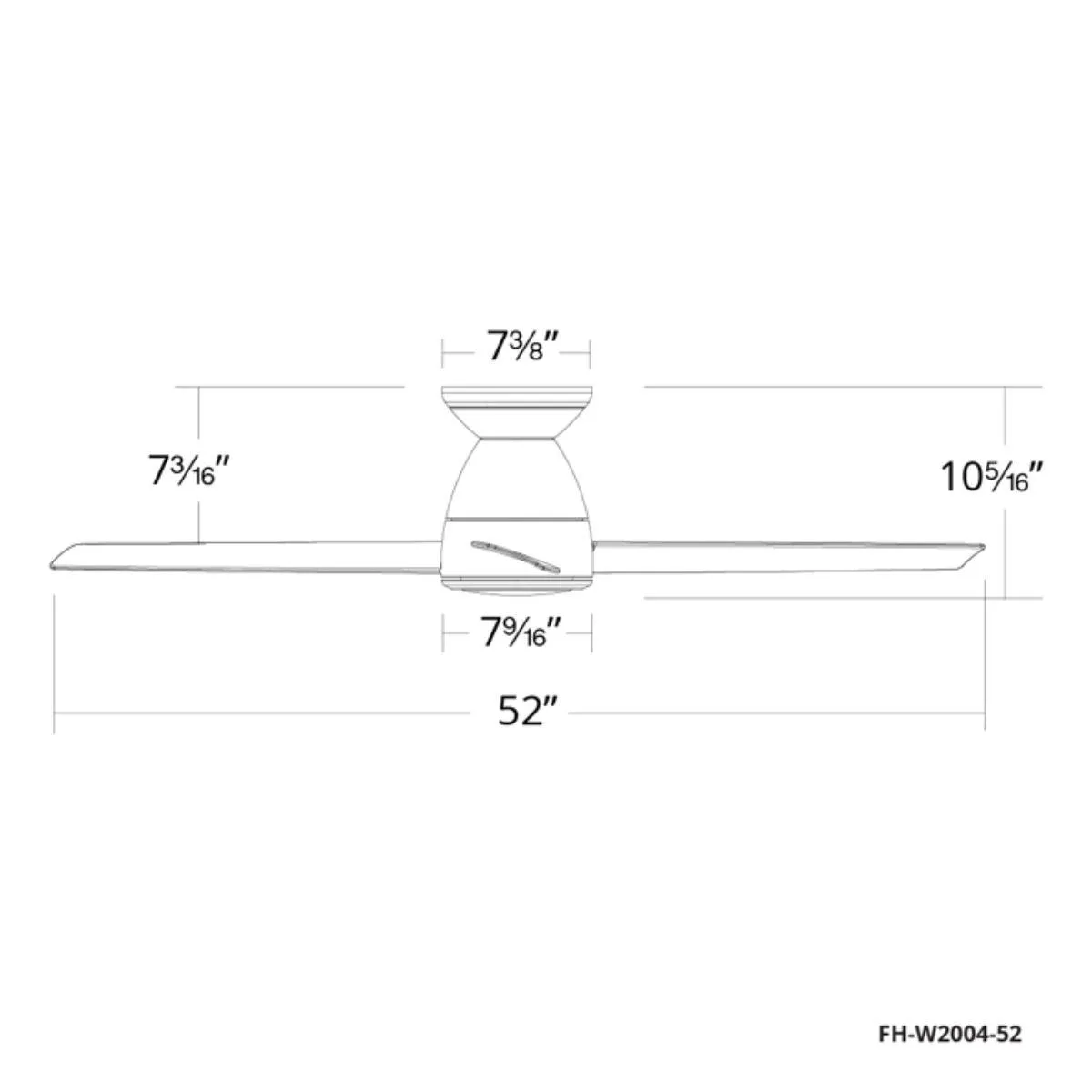 Tip Top 52 Inch Matte White LED 3500K Smart Ceiling Fan