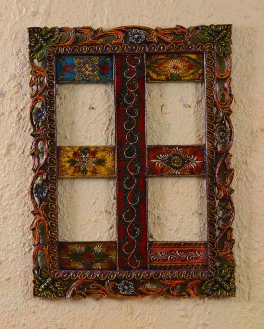 Traditional Carved Hand painted Wall Mural